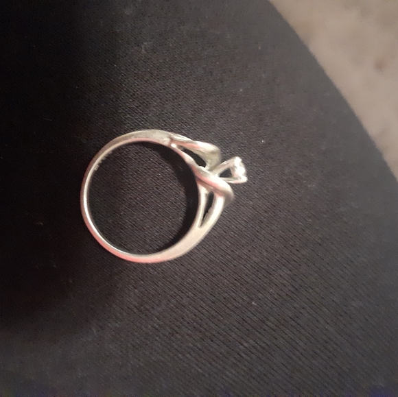 Sterling silver Princess cut diamond - Picture 3 of 3